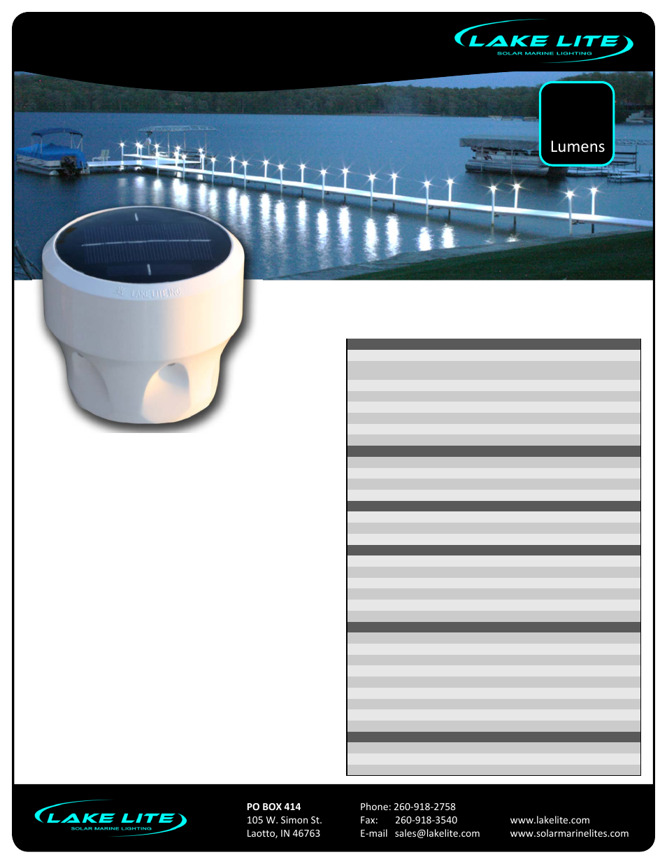 Lake Lite LL-SDL-UG-X User Manual | 4 pages