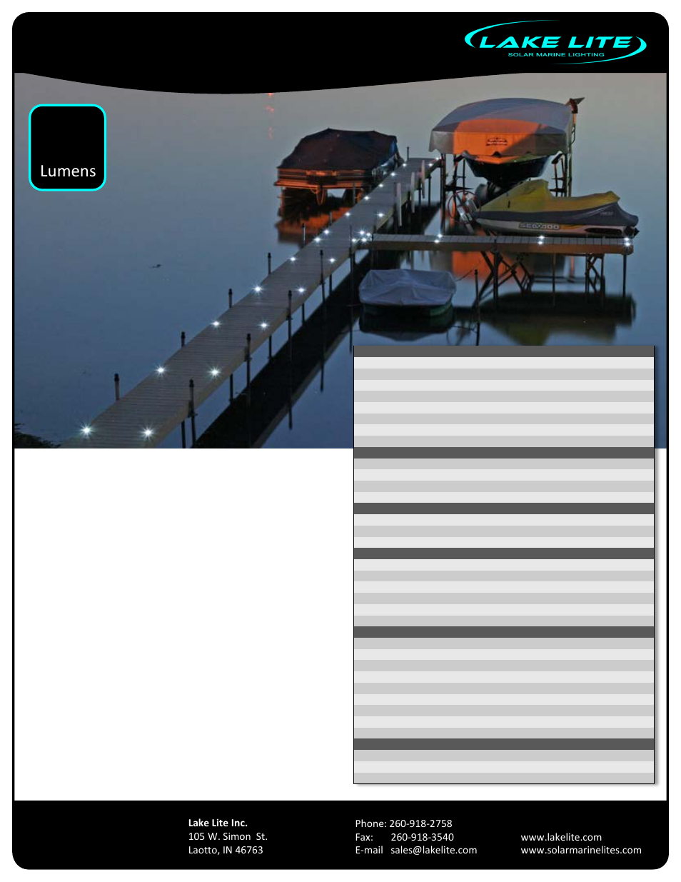 Lake Lite LL-SDD-DOT-X User Manual | 3 pages