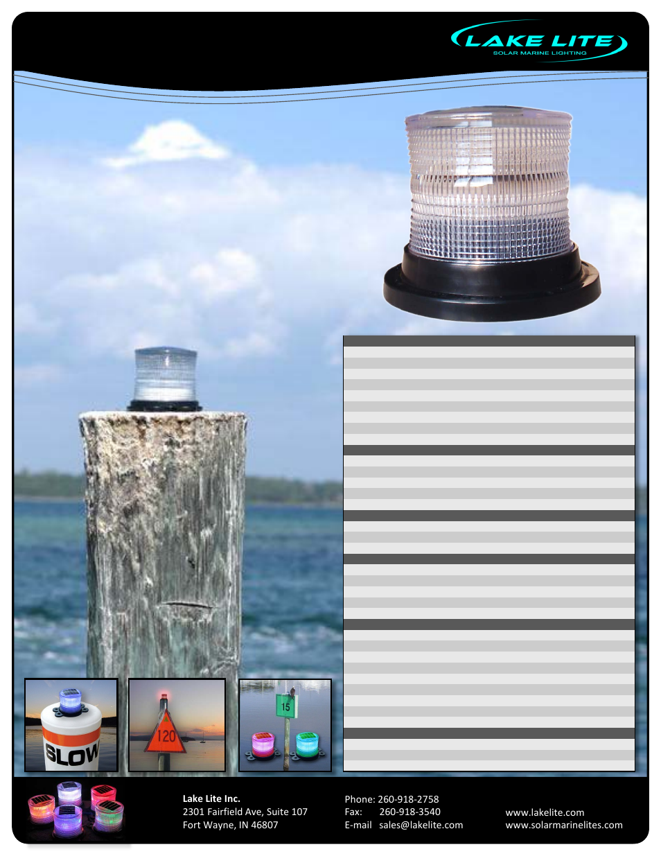 Lake Lite LL-SML-X User Manual | 6 pages