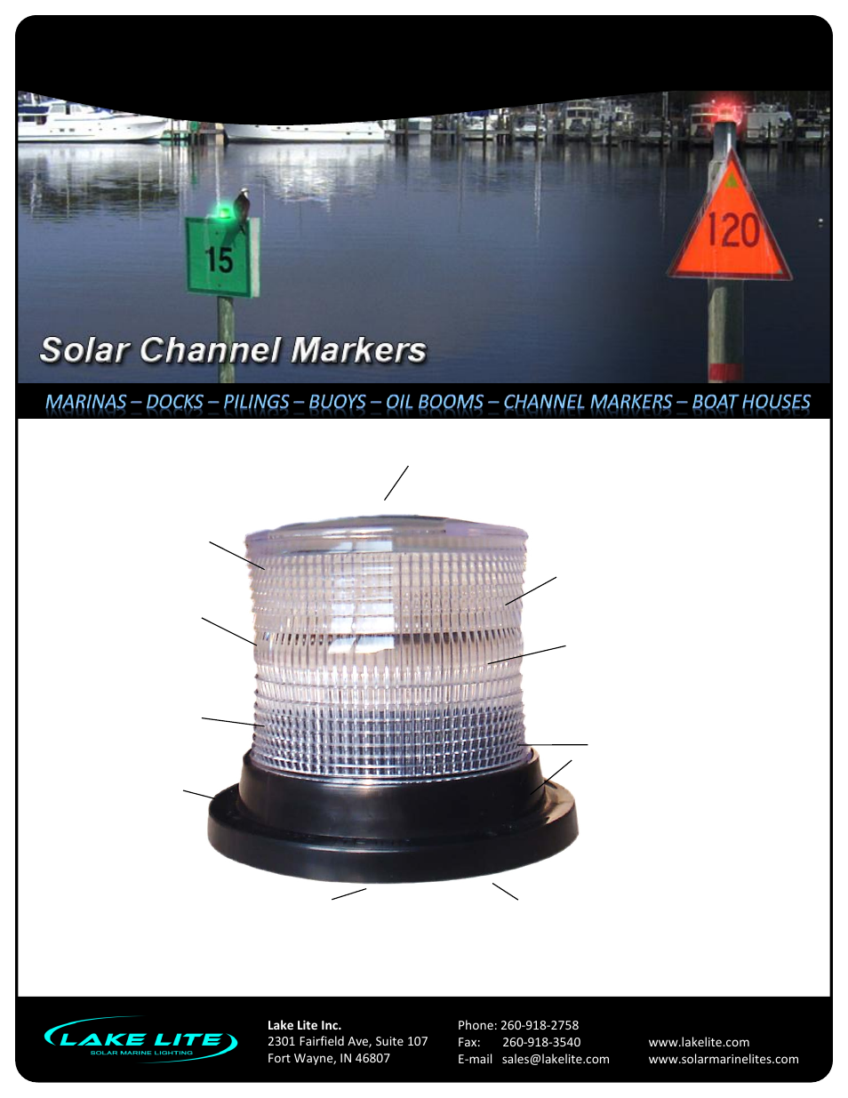 Slide number 4, Solar marine lite, 1 nm | Model: ll-sml-x | Lake Lite LL-SML-X User Manual | Page 4 / 6