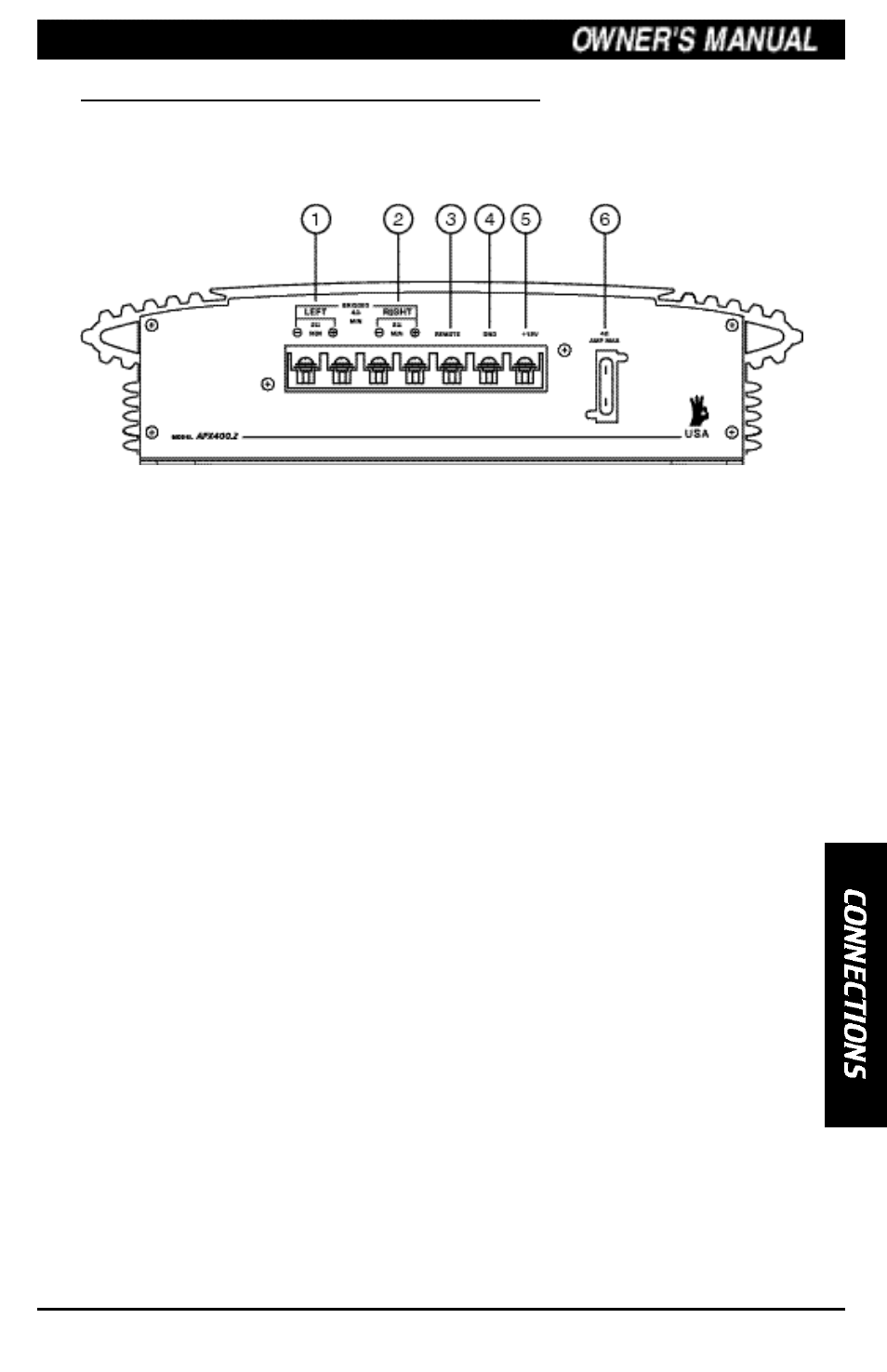 Clarion APX400.2M User Manual | Page 5 / 16