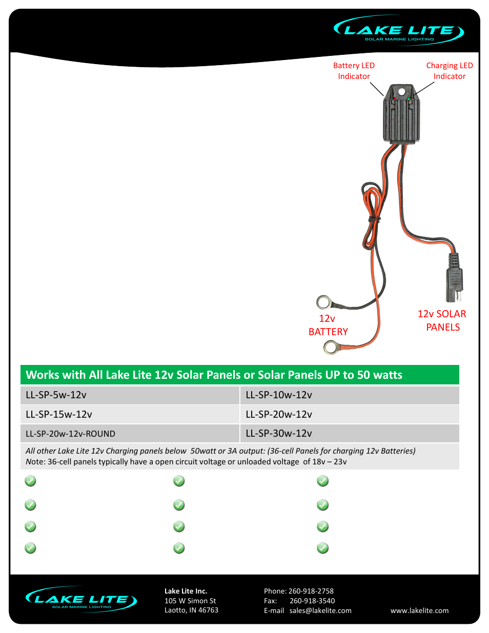 Lake Lite LL-REG-12v-3A-PB V.2 User Manual | 5 pages