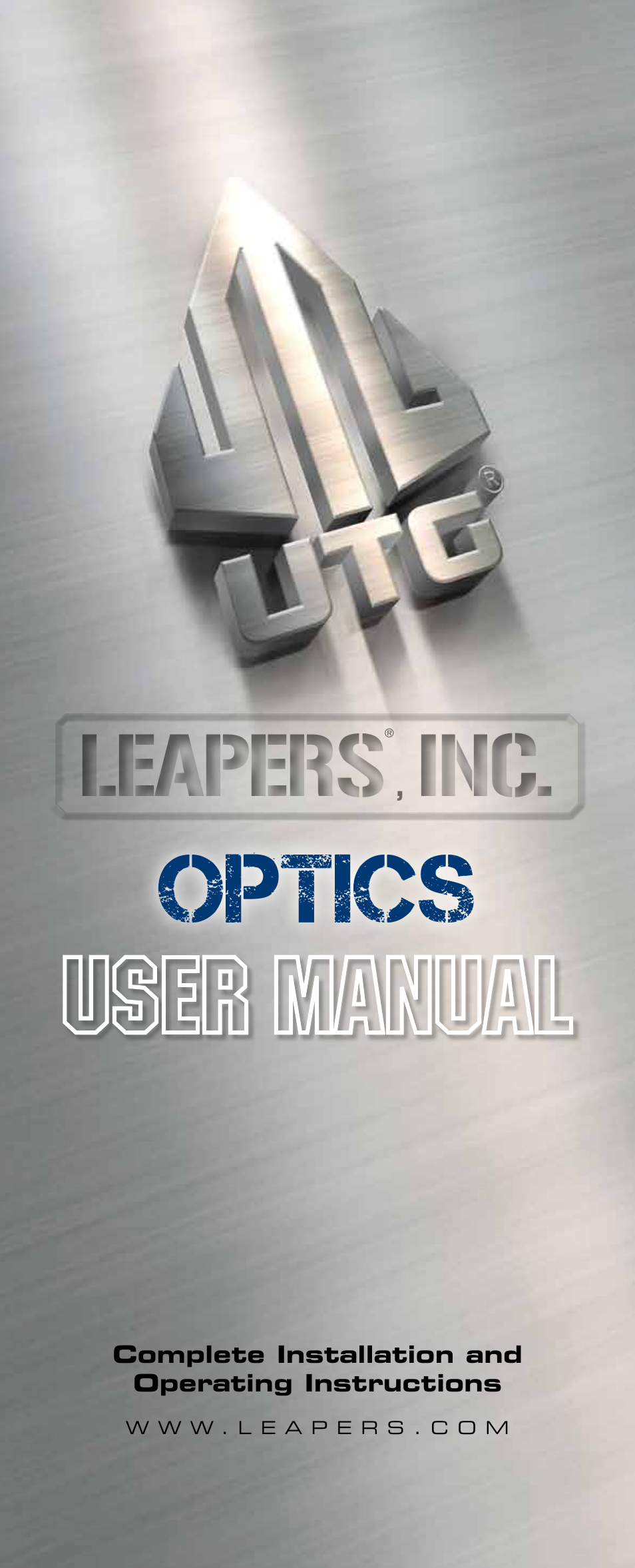 Leapers 30mm 36-color Crossbow Scope (SCP3-1428CRWQ) User Manual | 13 pages