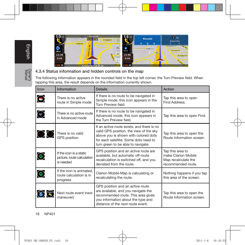 Clarion NP401 User Manual | Page 18 / 81