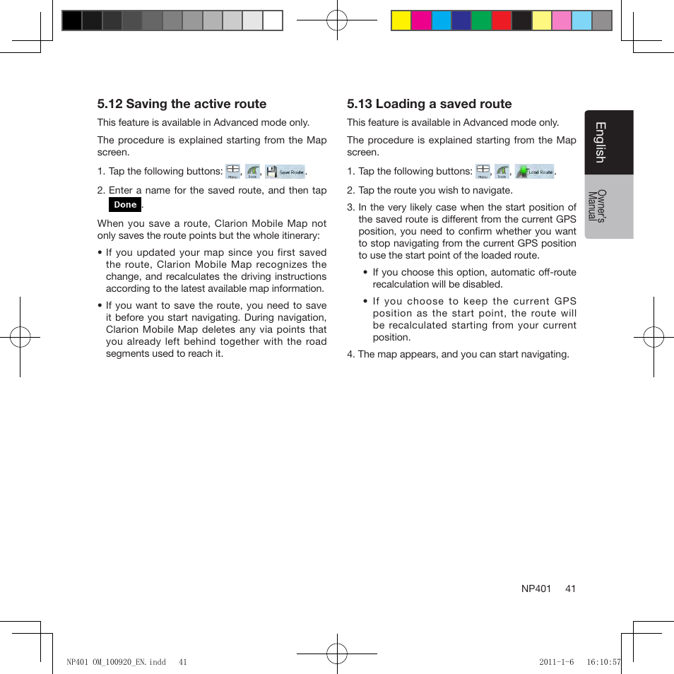 Clarion NP401 User Manual | Page 41 / 81