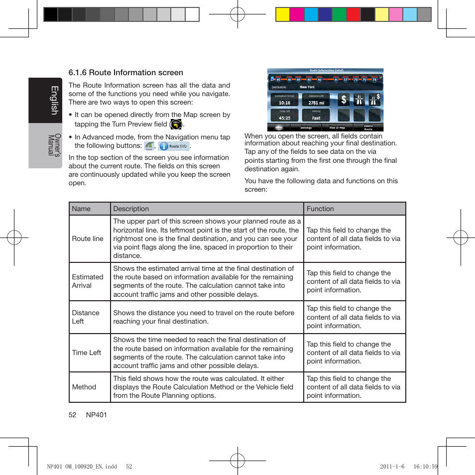 Clarion NP401 User Manual | Page 52 / 81