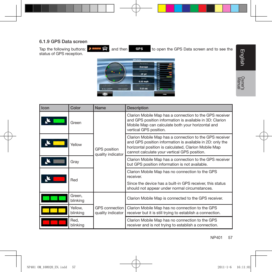 Clarion NP401 User Manual | Page 57 / 81