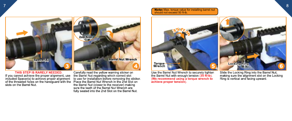 Leapers PRO 13 Super Slim Free Float Rail for AR10 (MTU020SSA) User Manual | Page 5 / 6