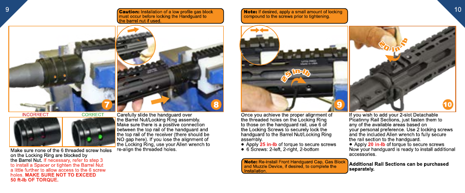 Leapers PRO 13 Super Slim Free Float Rail for AR10 (MTU020SSA) User Manual | Page 6 / 6