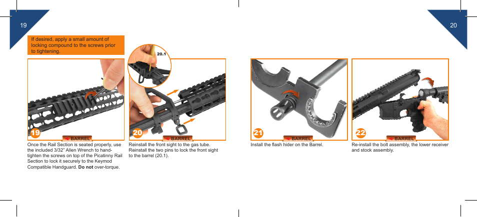 Leapers PRO AR15 9 Super Slim Free Float Keymod Compatible Rail (MTU004SSK) User Manual | Page 11 / 12