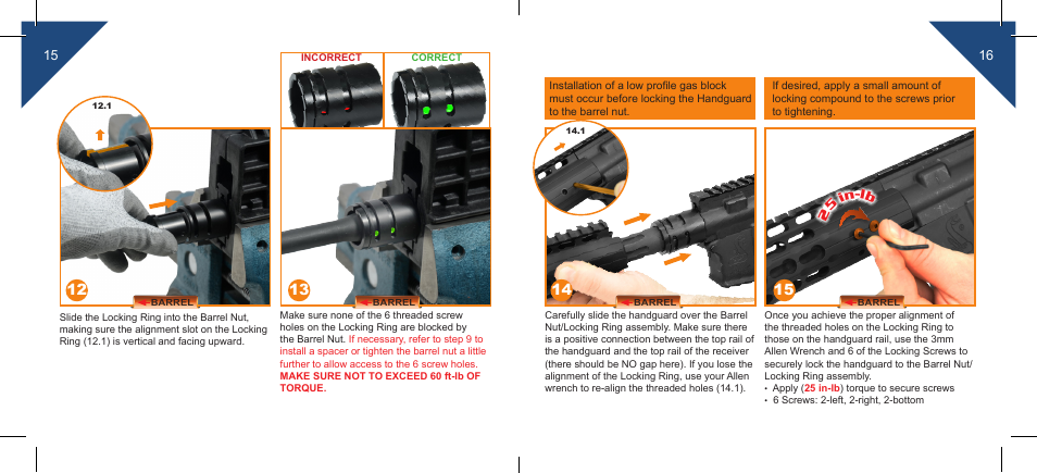 Leapers PRO AR15 9 Super Slim Free Float Keymod Compatible Rail (MTU004SSK) User Manual | Page 9 / 12