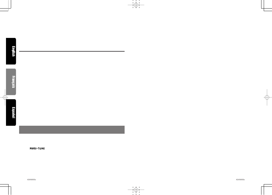 Clarion ADX5655z User Manual | Page 3 / 26