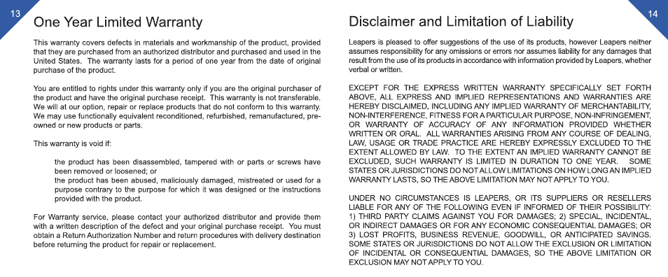 Leapers 150 lumen Combat LED Weapon Light, 4.3, Integral Mount (LT-EL202R) User Manual | Page 8 / 8