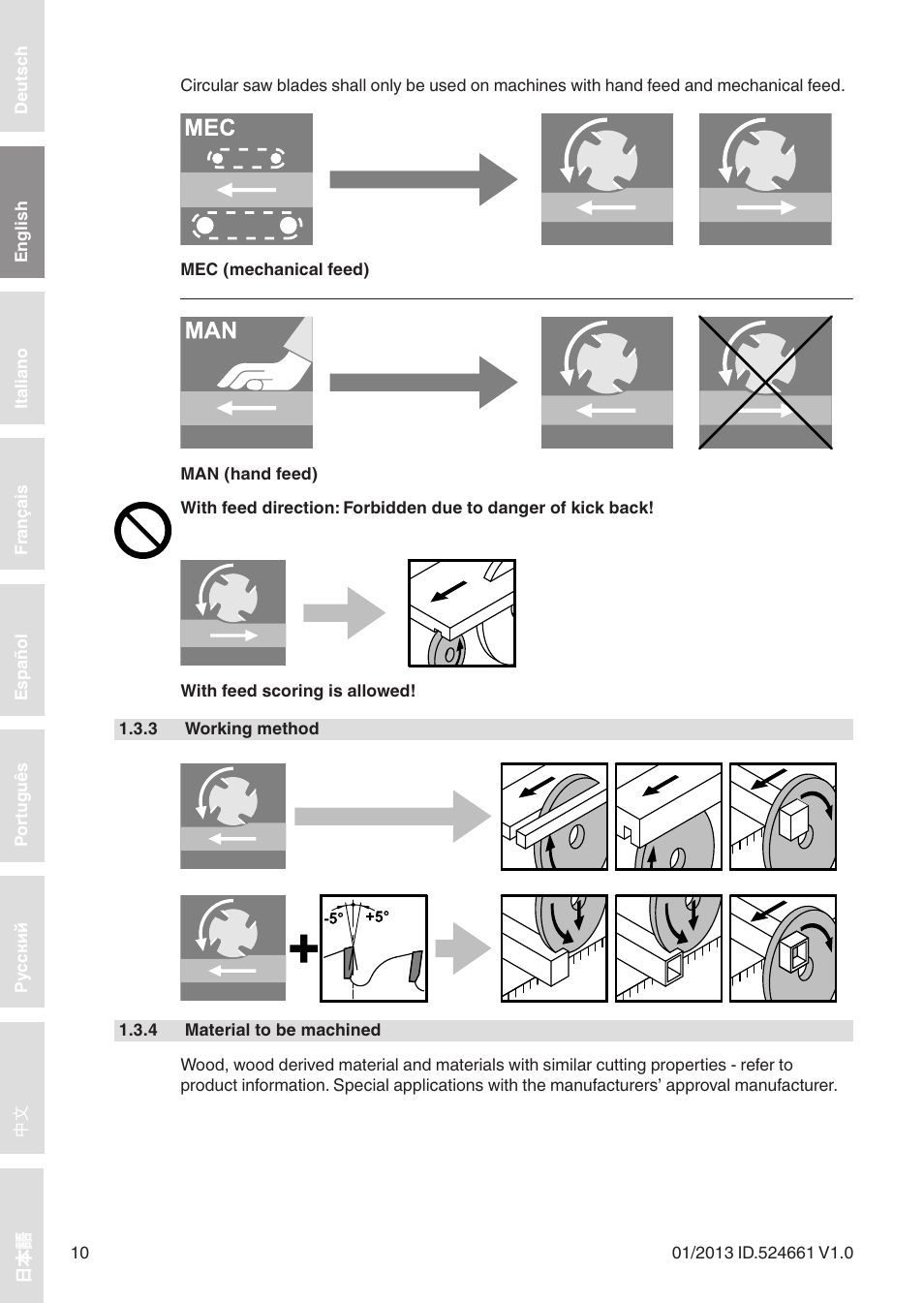 Leitz Circular sawblades tipped User Manual | Page 10 / 76
