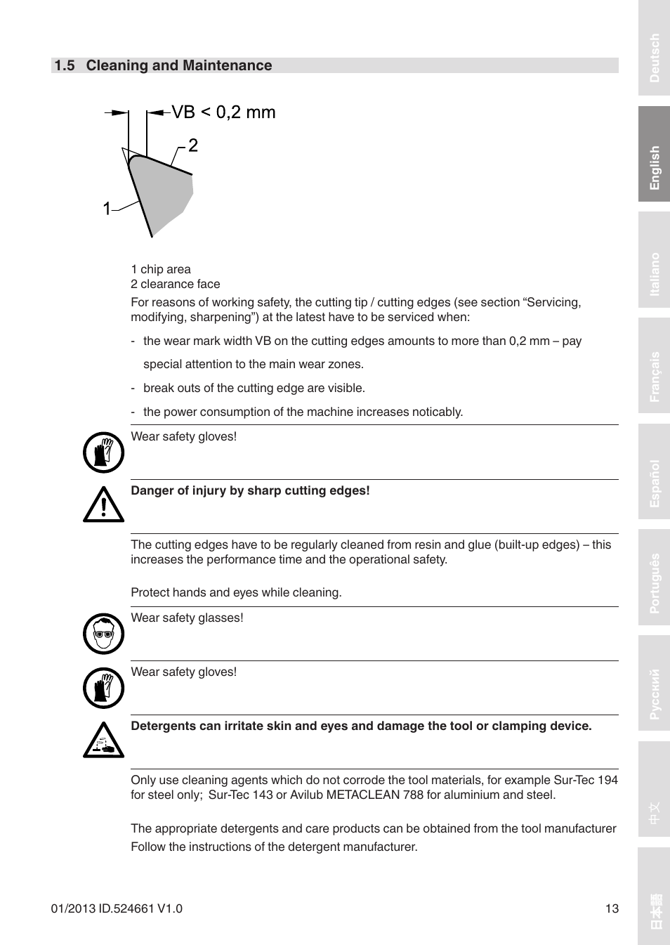 Leitz Circular sawblades tipped User Manual | Page 13 / 76