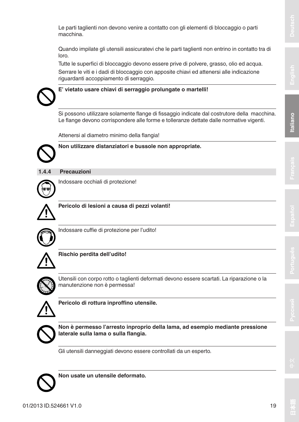 Leitz Circular sawblades tipped User Manual | Page 19 / 76