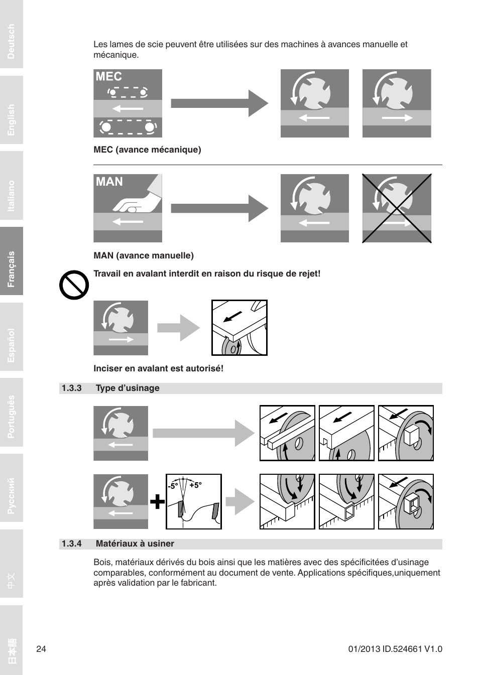Leitz Circular sawblades tipped User Manual | Page 24 / 76