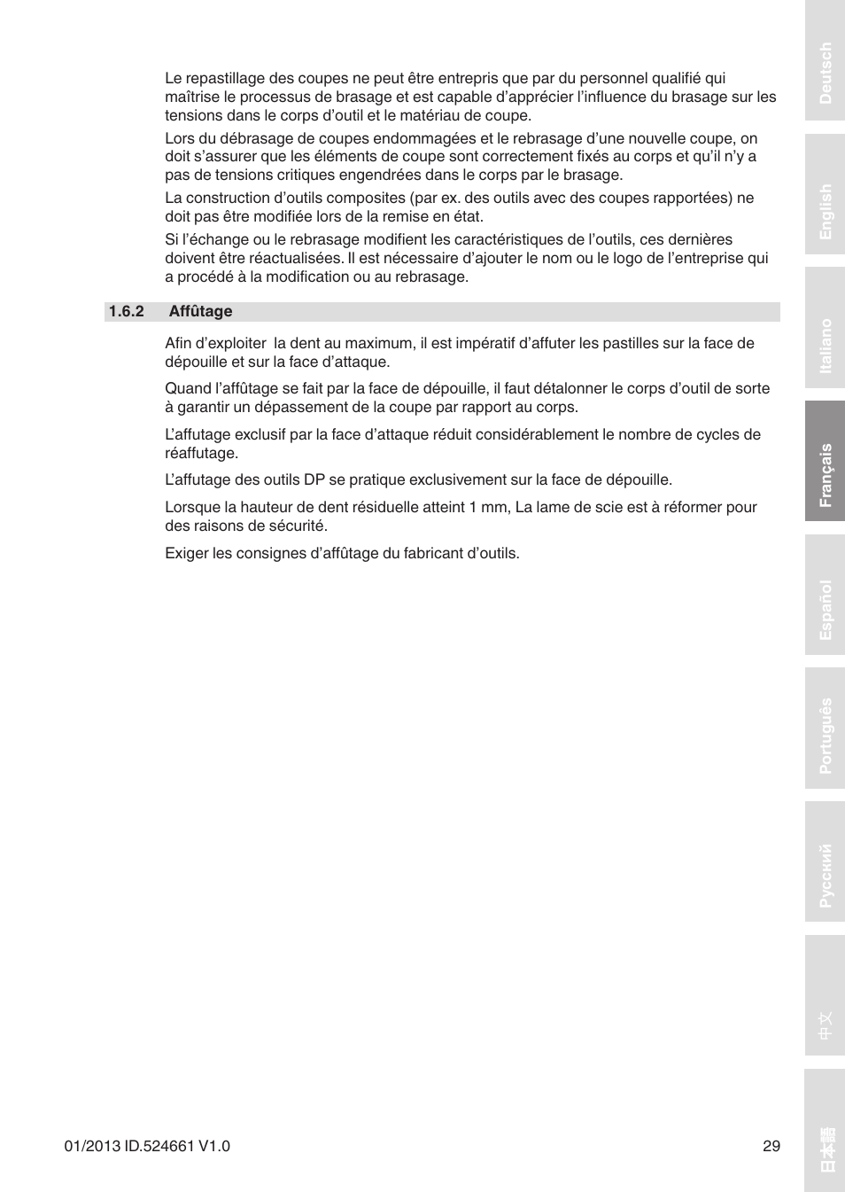 Leitz Circular sawblades tipped User Manual | Page 29 / 76