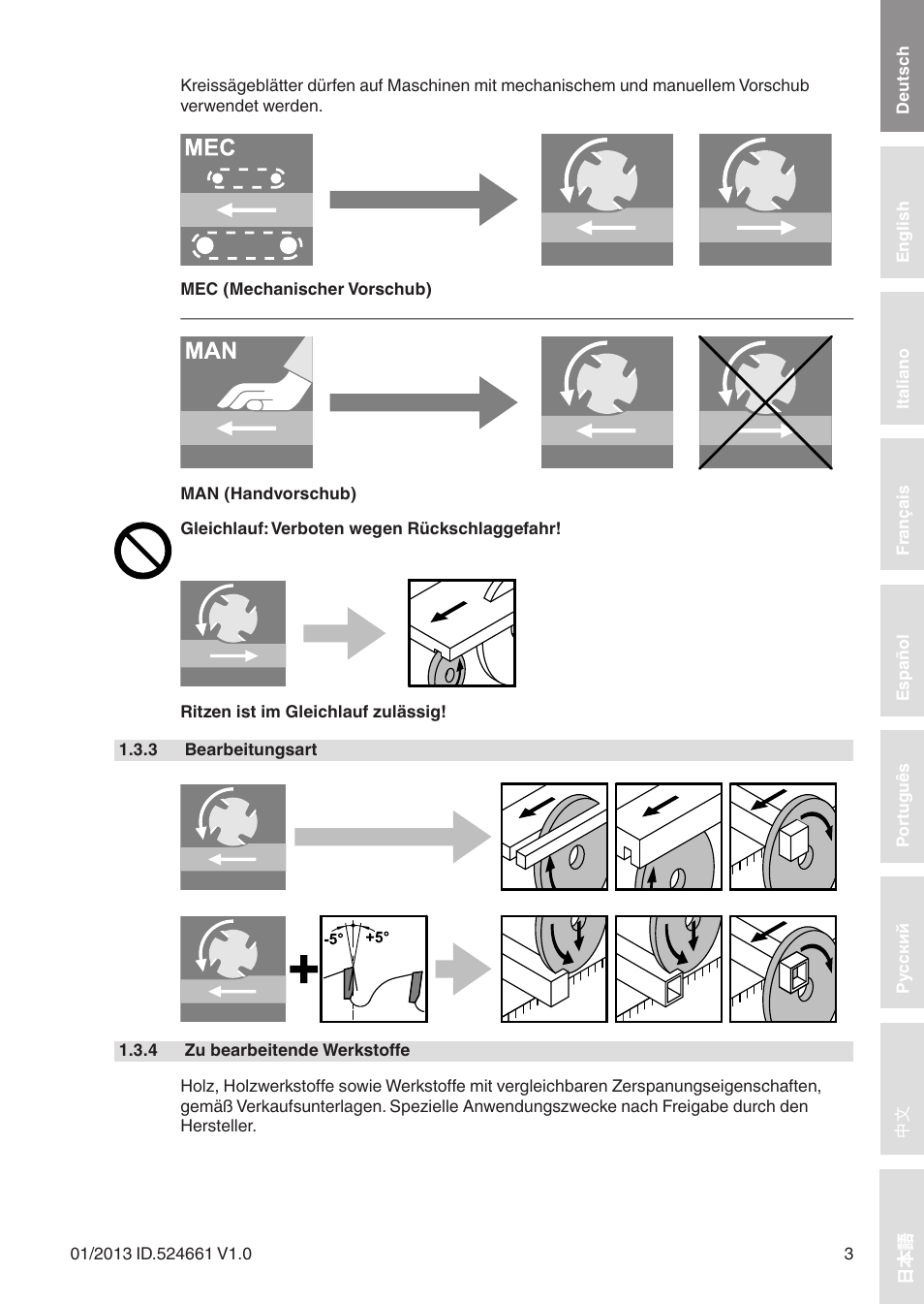 Leitz Circular sawblades tipped User Manual | Page 3 / 76