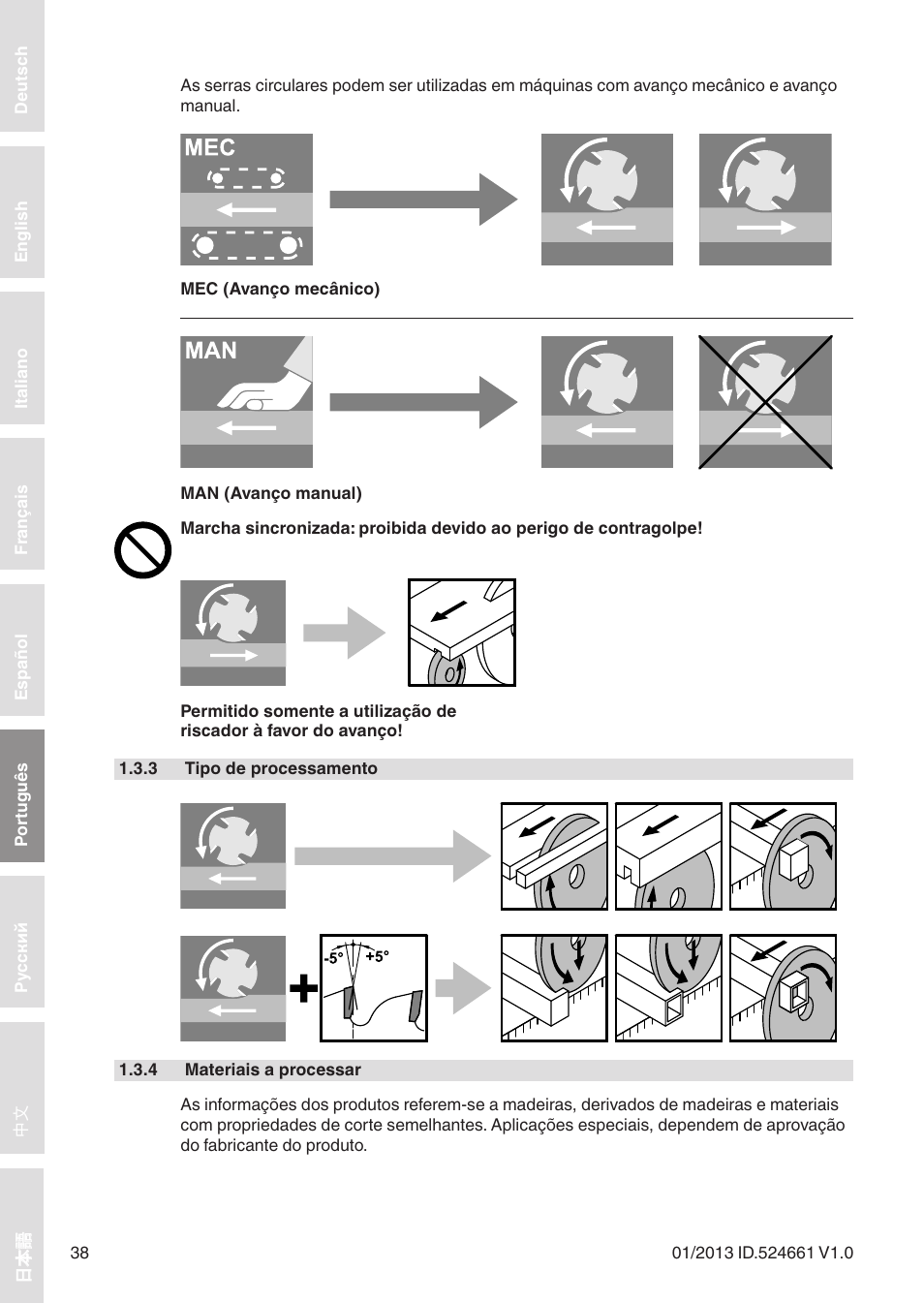 Leitz Circular sawblades tipped User Manual | Page 38 / 76