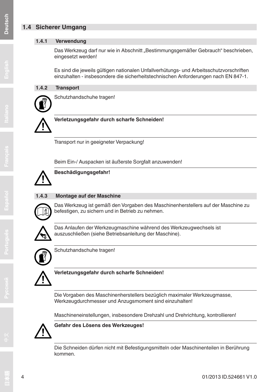 Leitz Circular sawblades tipped User Manual | Page 4 / 76
