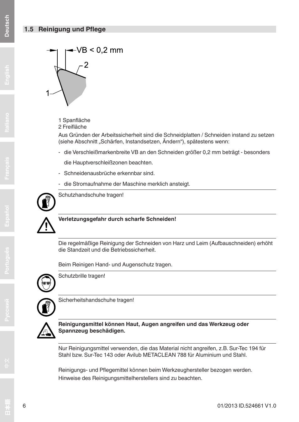 Leitz Circular sawblades tipped User Manual | Page 6 / 76