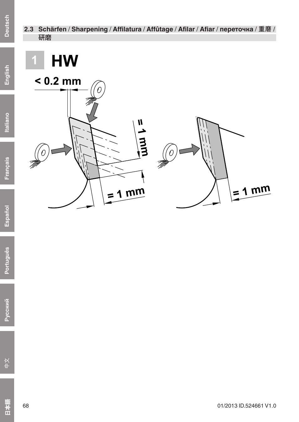 Leitz Circular sawblades tipped User Manual | Page 68 / 76