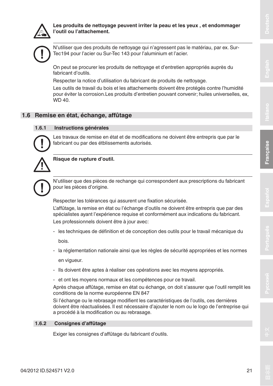 Leitz Diamaster WhisperCut User Manual | Page 21 / 57