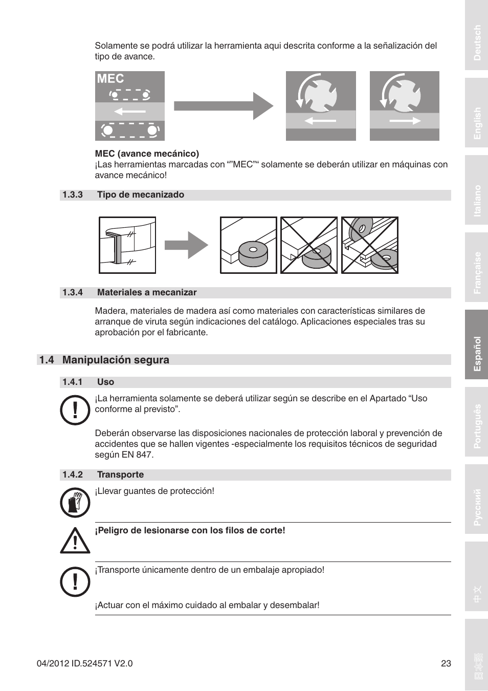 Leitz Diamaster WhisperCut User Manual | Page 23 / 57
