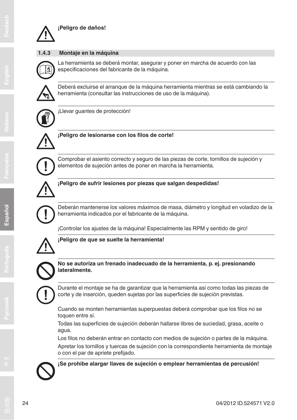 Leitz Diamaster WhisperCut User Manual | Page 24 / 57