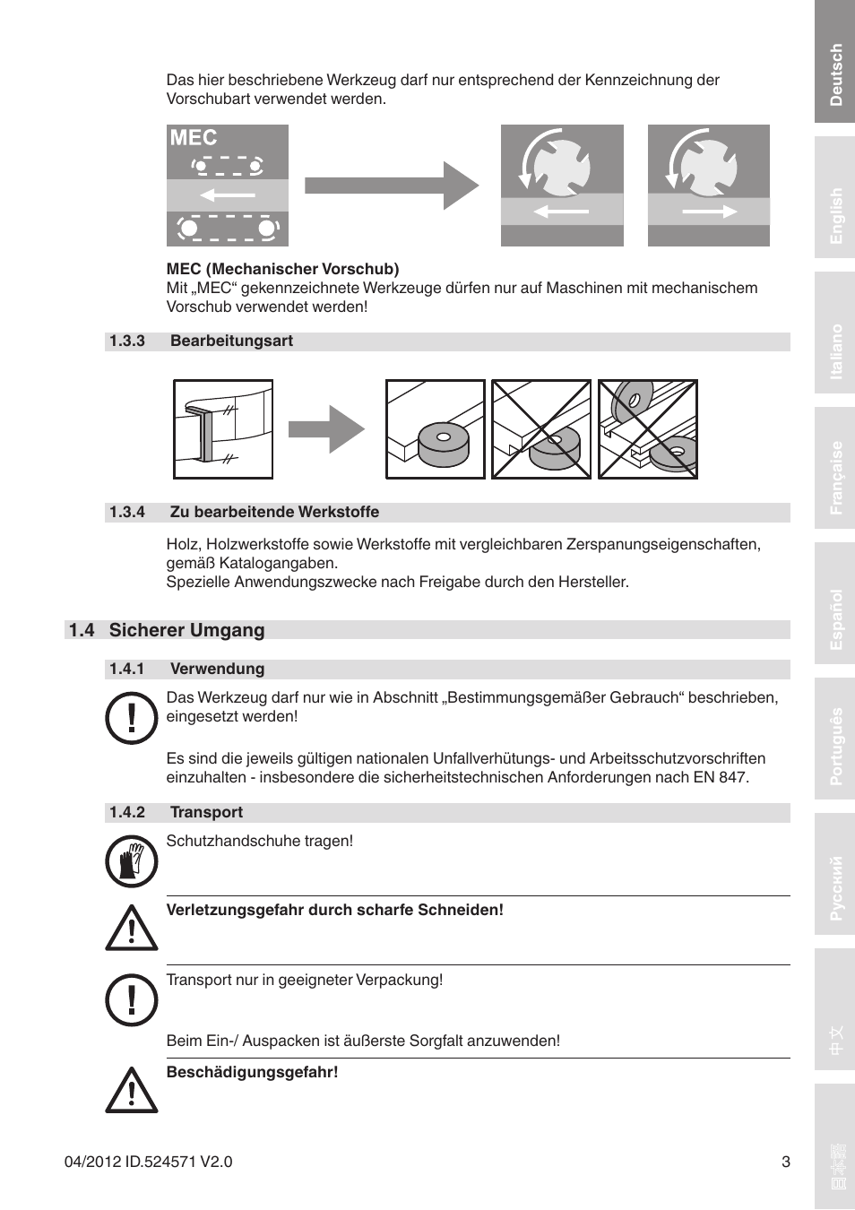 Leitz Diamaster WhisperCut User Manual | Page 3 / 57