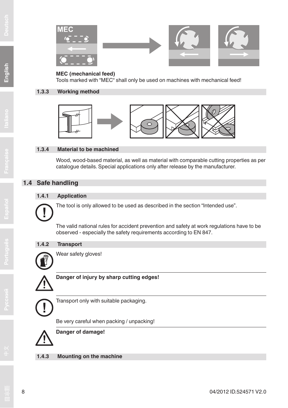 Leitz Diamaster WhisperCut User Manual | Page 8 / 57