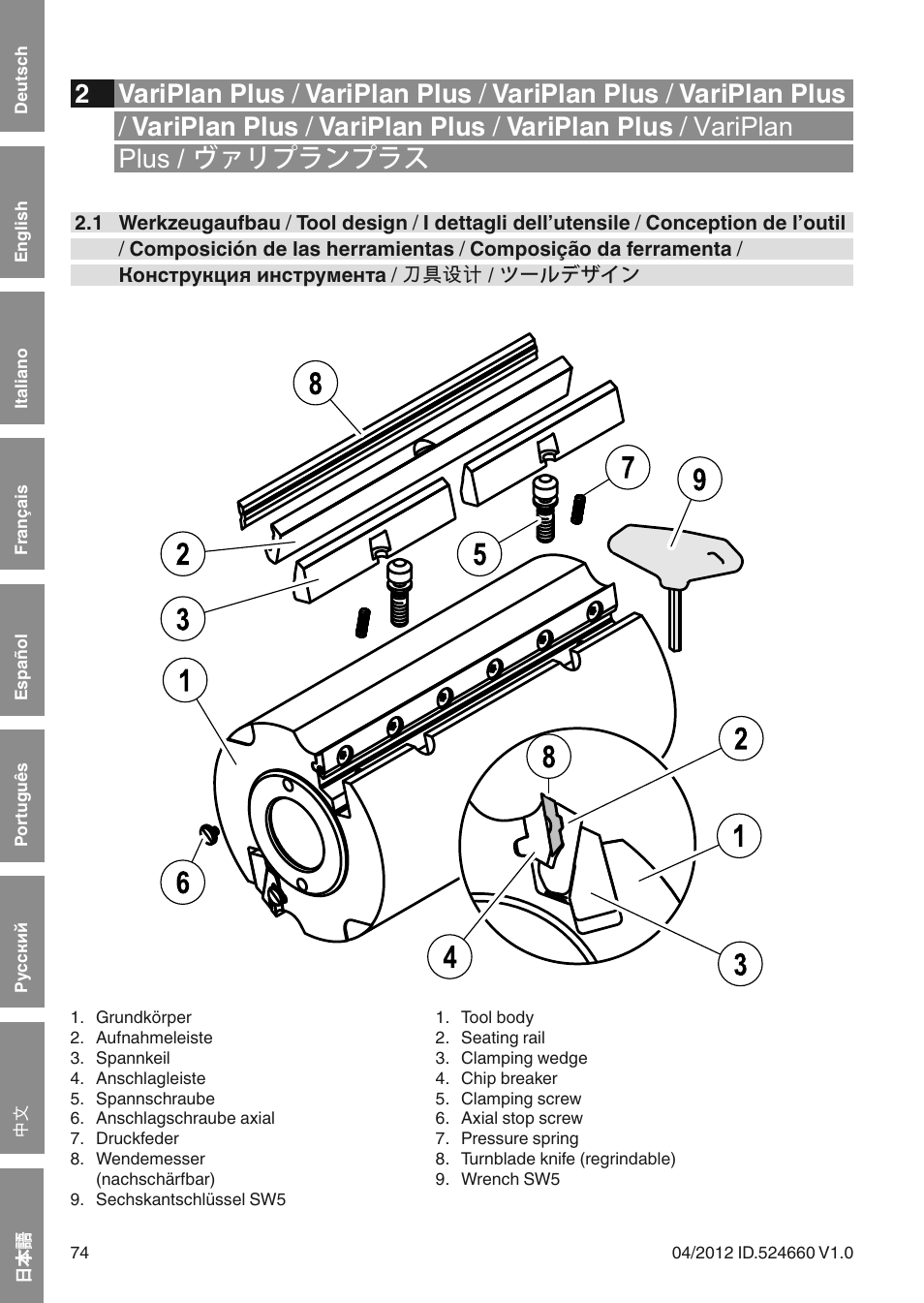 Leitz VariPlan Plus User Manual | Page 74 / 99