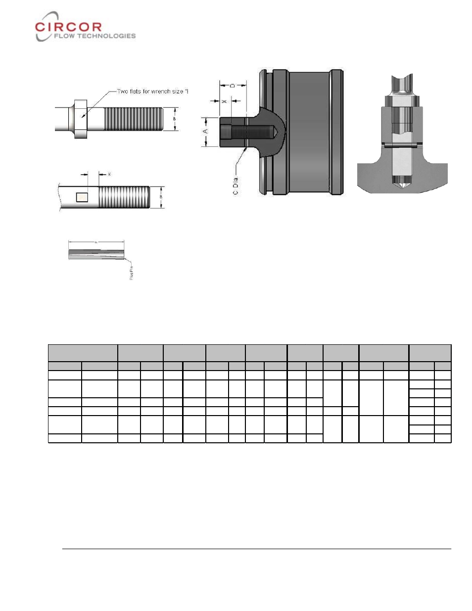 Figure 5- plug stem pinning table 3 | Leslie Controls D Series User Manual | Page 10 / 15