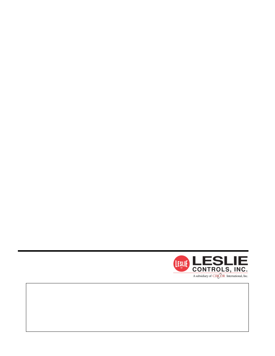 Leslie Controls DKLO D1 & D4 .5-4 125/250 class User Manual | Page 13 / 13
