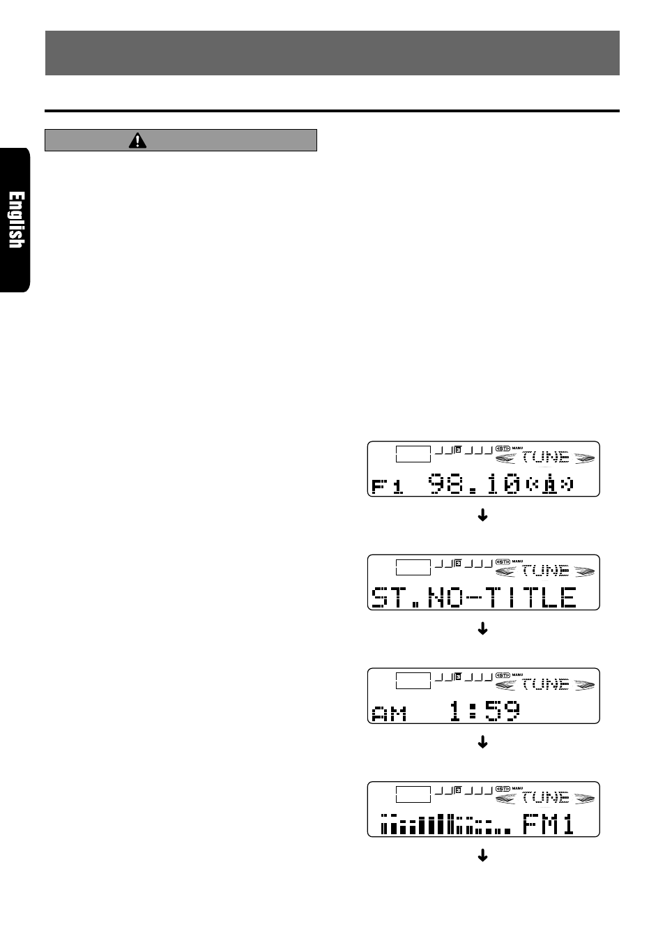 Operations, Basic operations, Caution | Turning on/off the power, Selecting a mode, Adjusting the volume, Switching the display | Clarion DRX8675z User Manual | Page 6 / 26