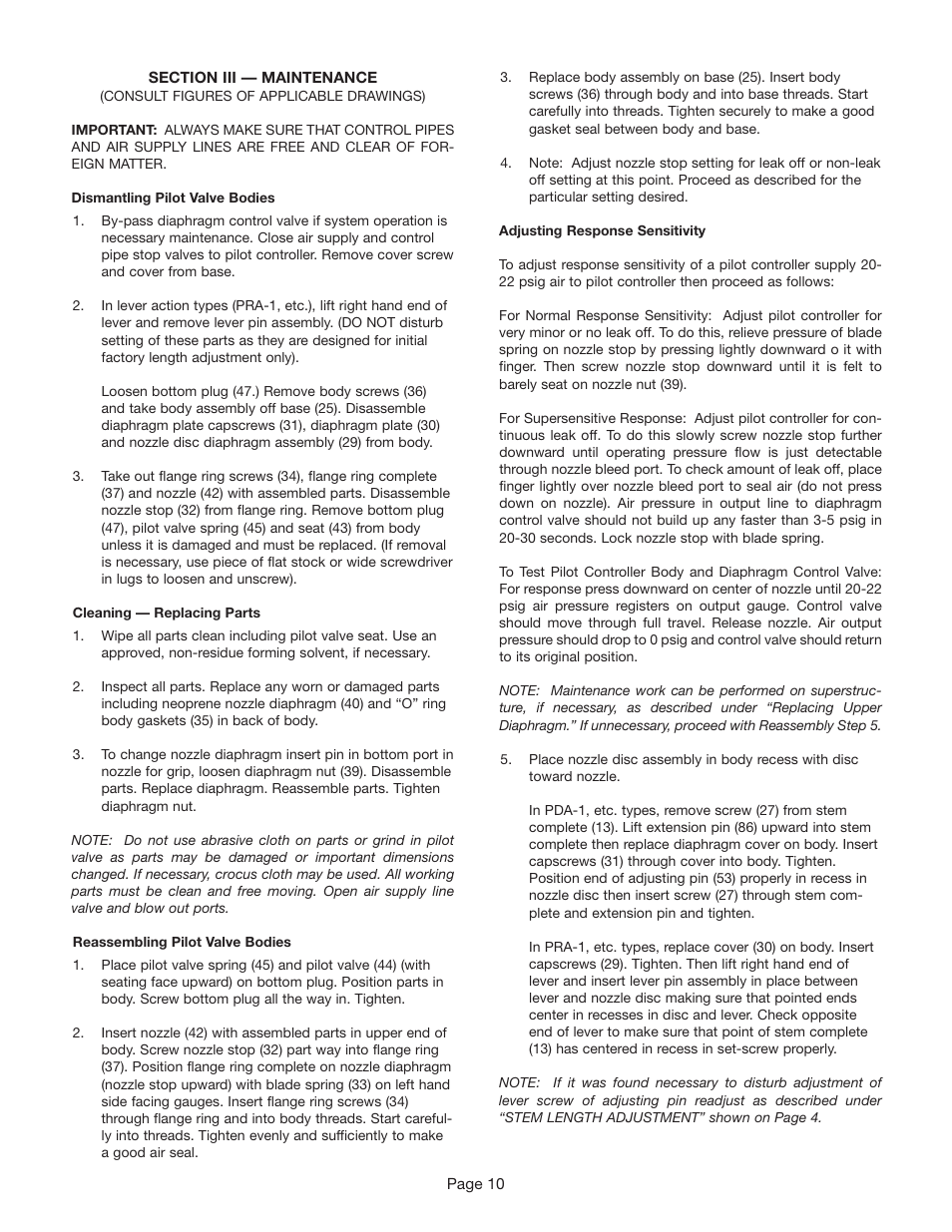 Leslie Controls Pilot Controller User Manual | Page 10 / 28