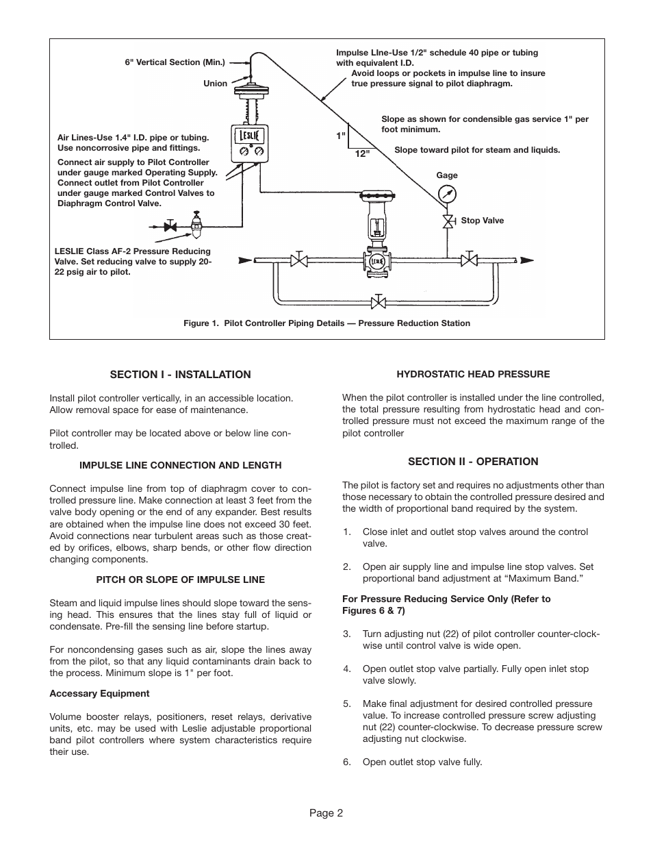 Leslie Controls Pilot Controller User Manual | Page 2 / 28