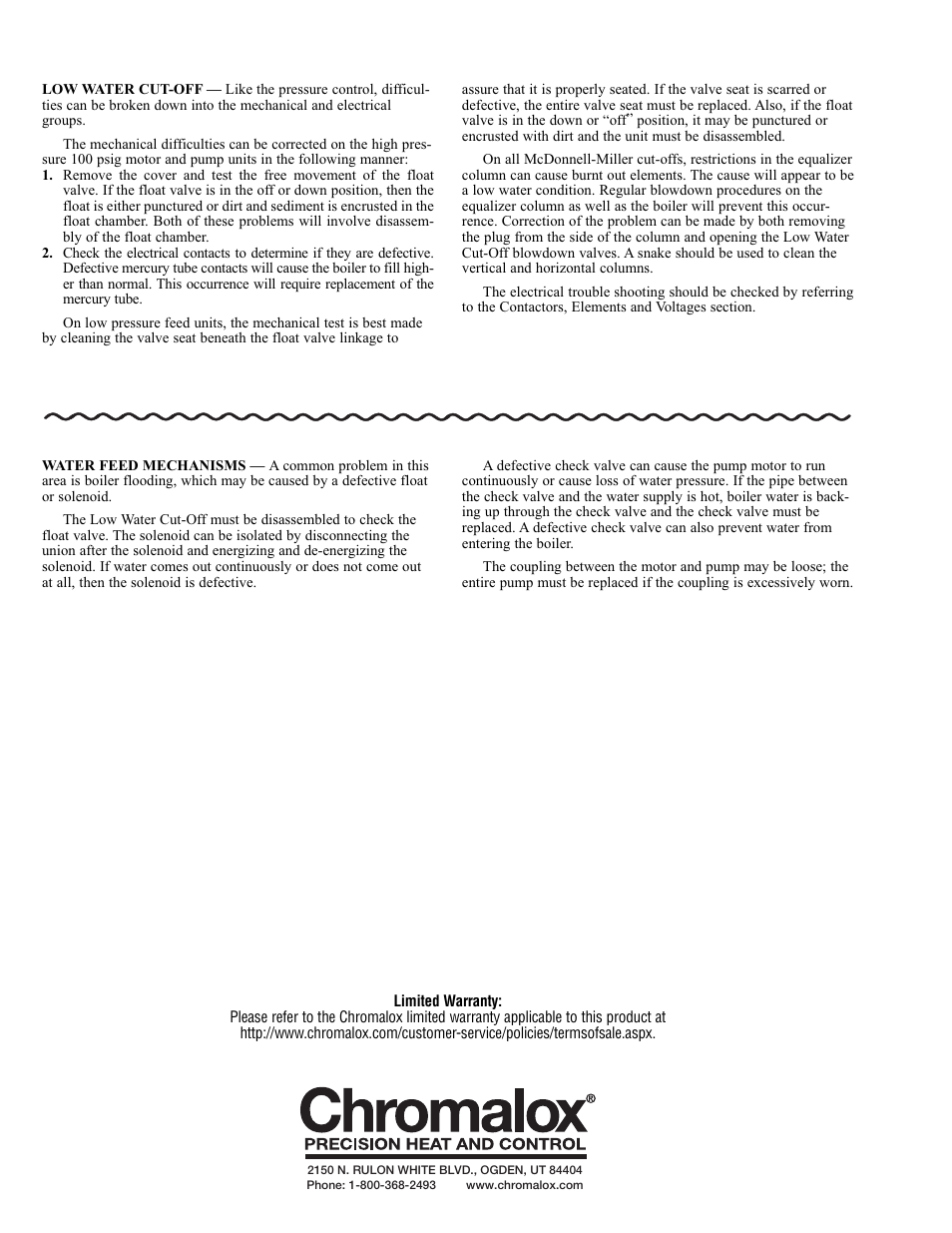 Chromalox PQ402-6 User Manual | Page 4 / 4