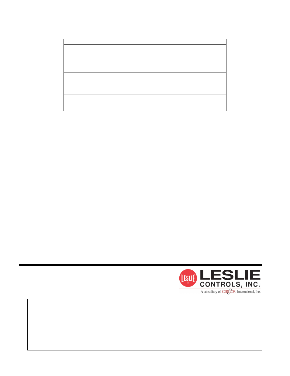 Troubleshooting | Leslie Controls AIR WHISTLES - RS Type, Single Tone and Chime Tone User Manual | Page 6 / 6