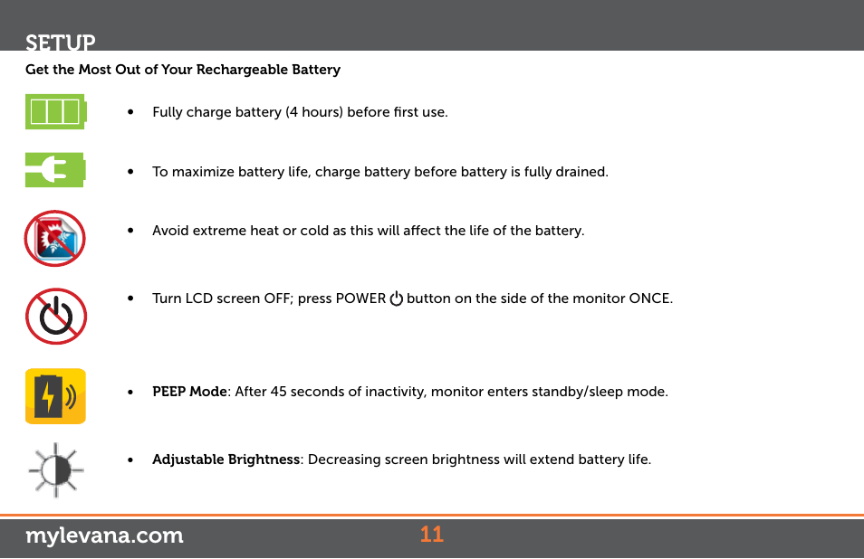 Levana Keera Manual User Manual | Page 11 / 31