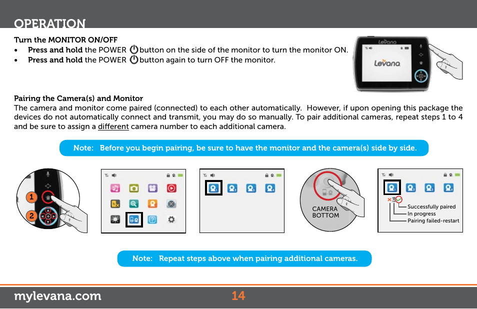 Levana Keera Manual User Manual | Page 14 / 31