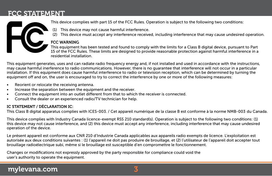 Levana Keera Manual User Manual | Page 3 / 31