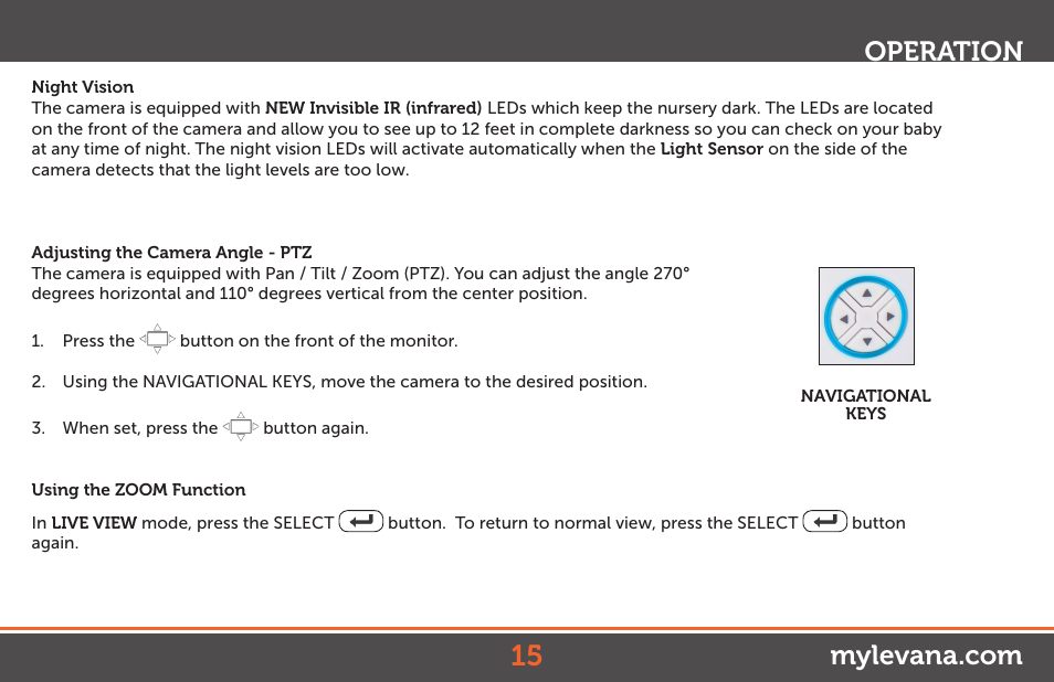 Levana Stella User Manual | Page 15 / 23