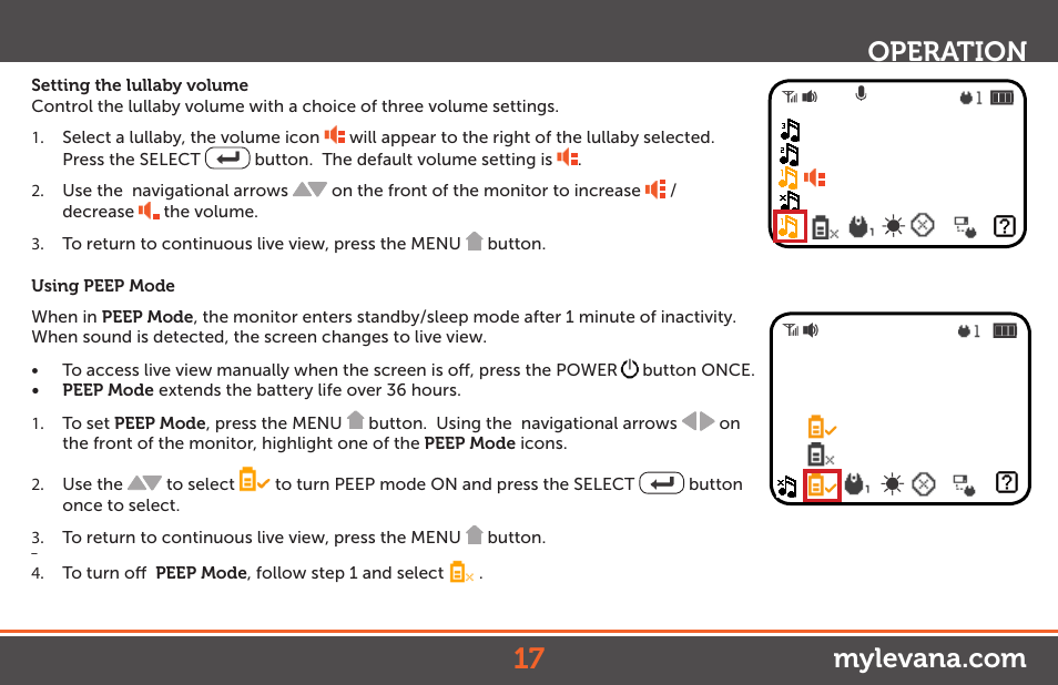 Levana Stella User Manual | Page 17 / 23