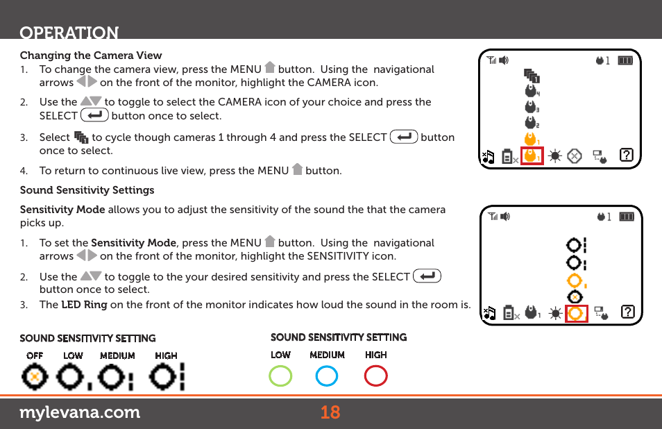 Levana Stella User Manual | Page 18 / 23