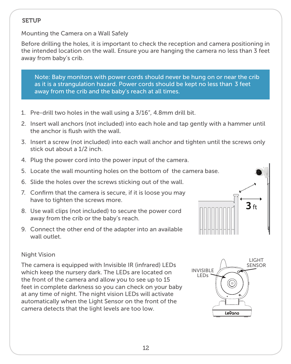 Levana Sophia User Manual | Page 12 / 19