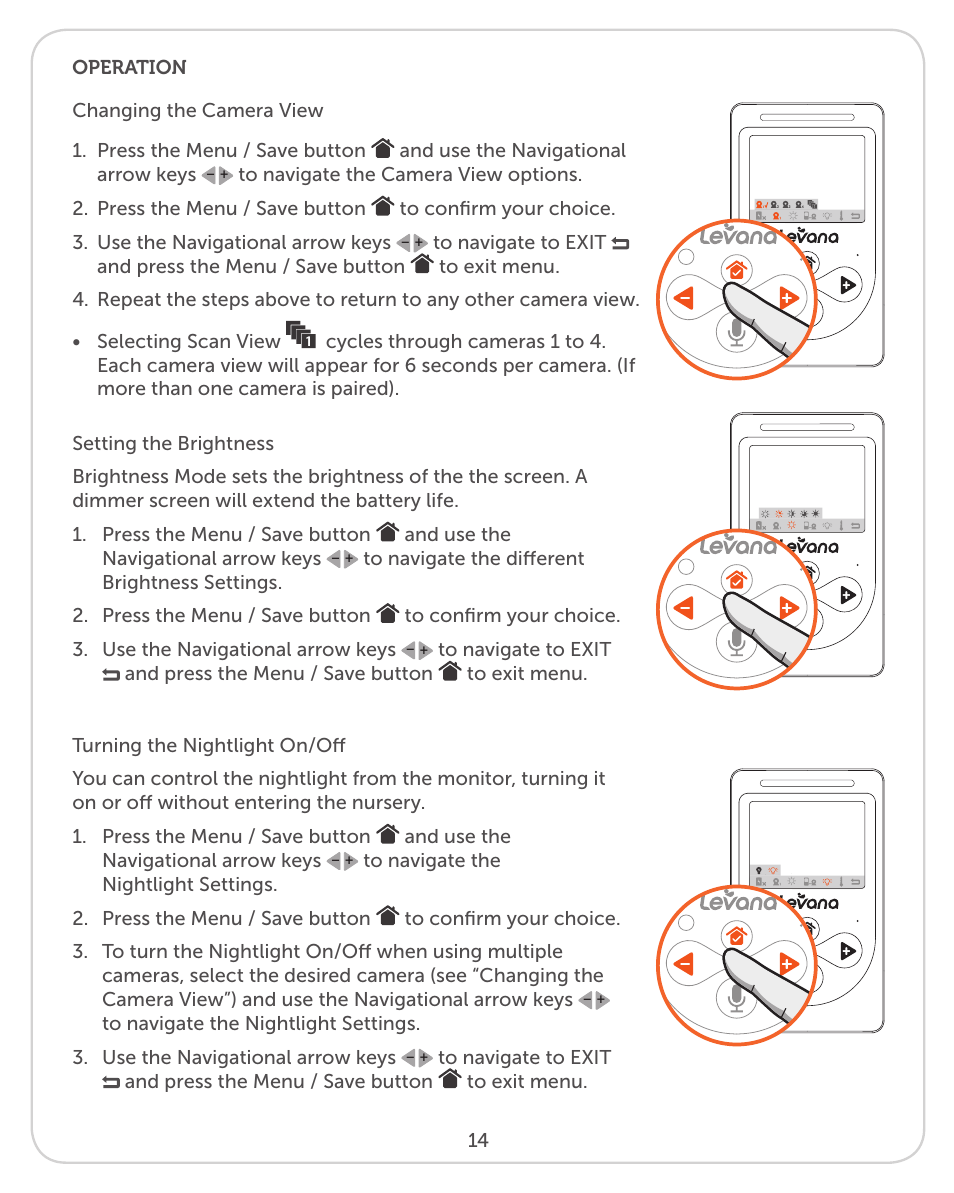 Levana Sophia User Manual | Page 14 / 19