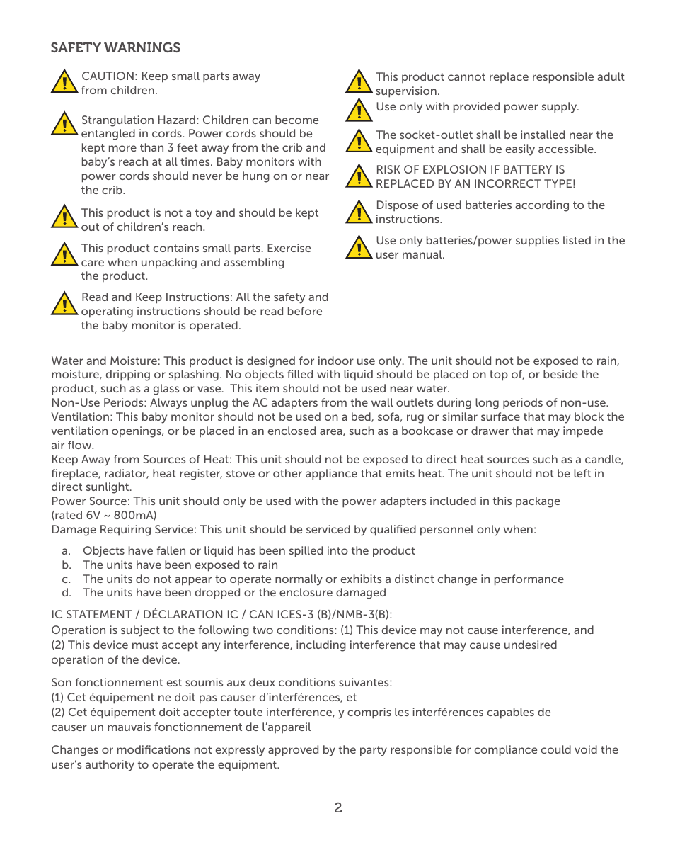 Levana Sophia User Manual | Page 2 / 19