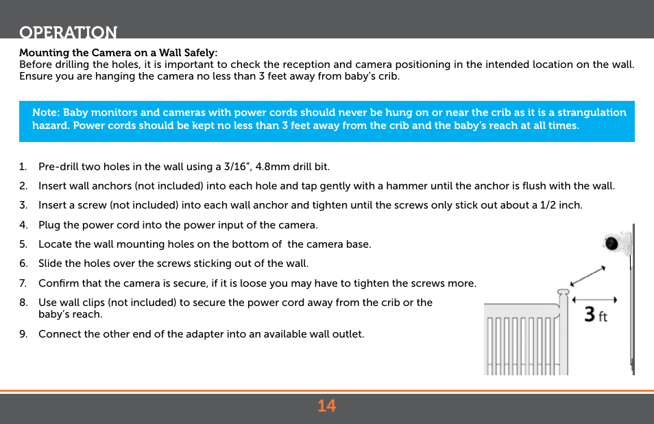 14 operation | Levana Jena V2 Manual User Manual | Page 14 / 67